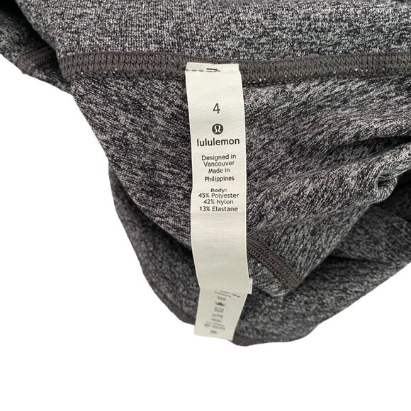 Lululemon Wunder Under High-Rise Tight 25", Heathered Black - Picture 3 of 4